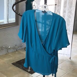Shinestar Wrap Blouse